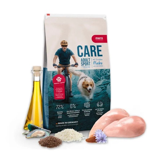 Mera Dog 4kg CARE Adult Sport Huhn
