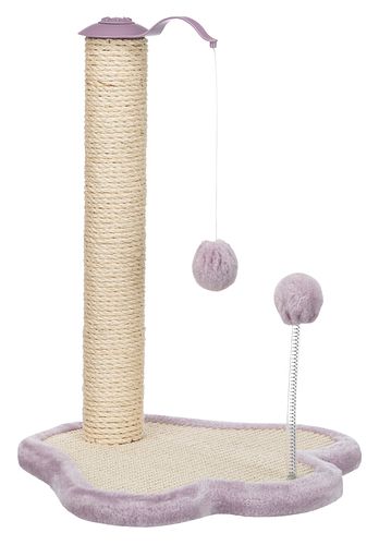 TRIXIE Kratzpfote mit Stamm, 50 cm, natur/flieder