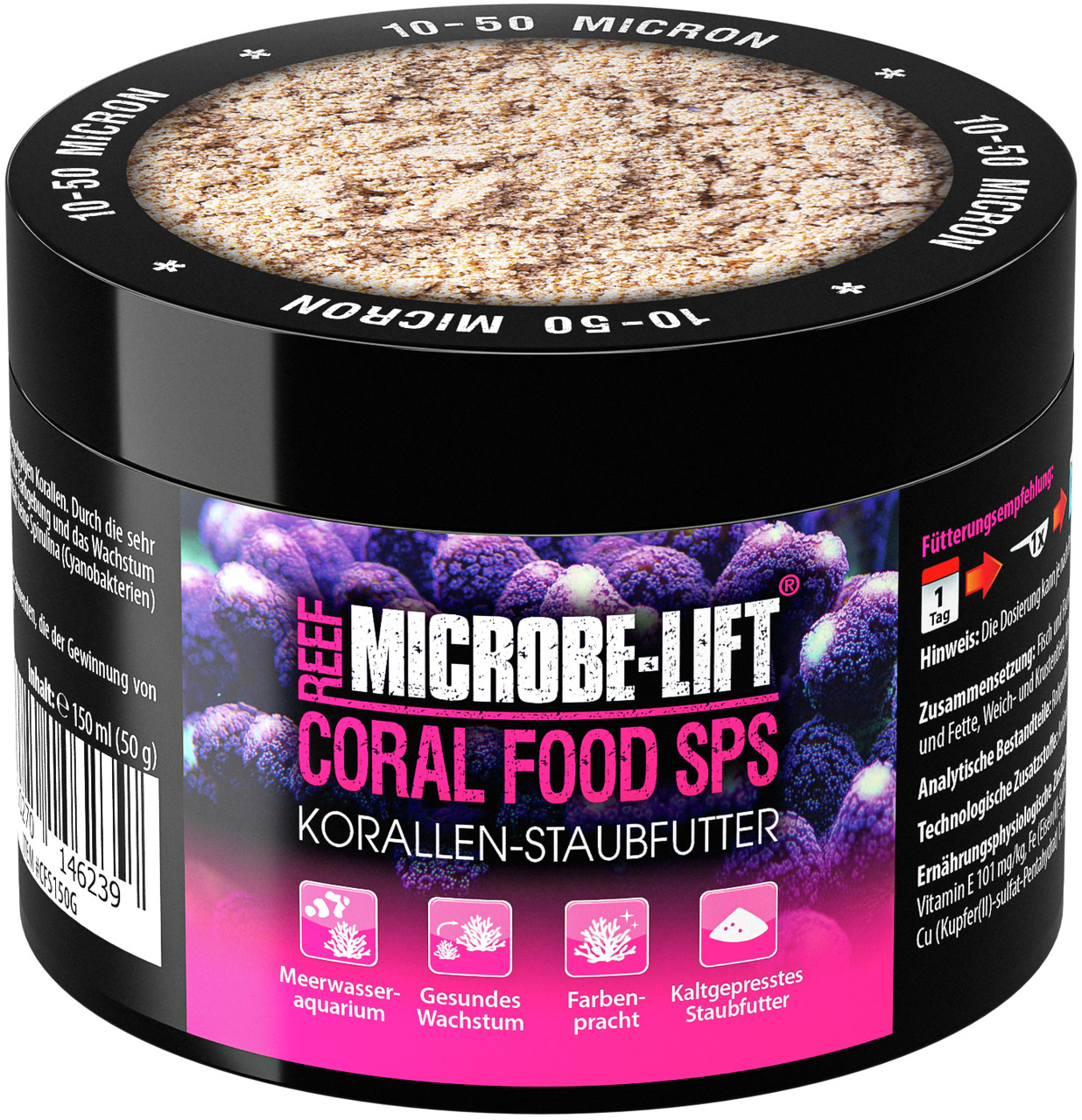 MICROBE-LIFT SPS Staubfutter 150 Milliliter Korallenfutter