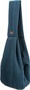 Vorschaubild TRIXIE Fronttasche Soft, 22 × 20 × 60 cm, blau/hellgrau