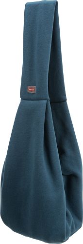 TRIXIE Fronttasche Soft, 22 × 20 × 60 cm, blau/hellgrau