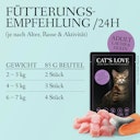 Vorschaubild Cat's Love Adult Mix 85g Beutel Katzennassfutter