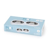 catit Pixi Doppelnapf 2 x 200 Milliliter weiß Katzenfutternapf catit Pixi Doppelnapf 2 x 200 Milliliter weiß KatzenfutternapfZubehörbild