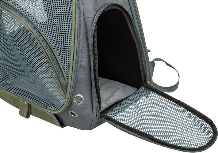 TRIXIE Rucksack Lyla, 34 × 22 × 42 cm, grau/blau