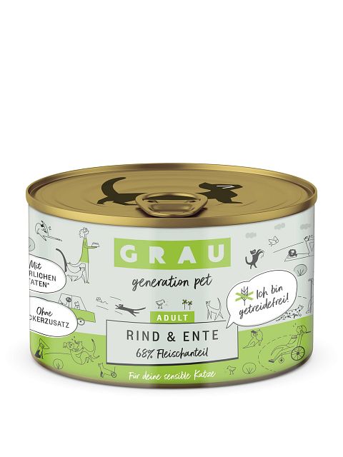 grau Katze 200 Gramm KatzennassfutterVorschaubild