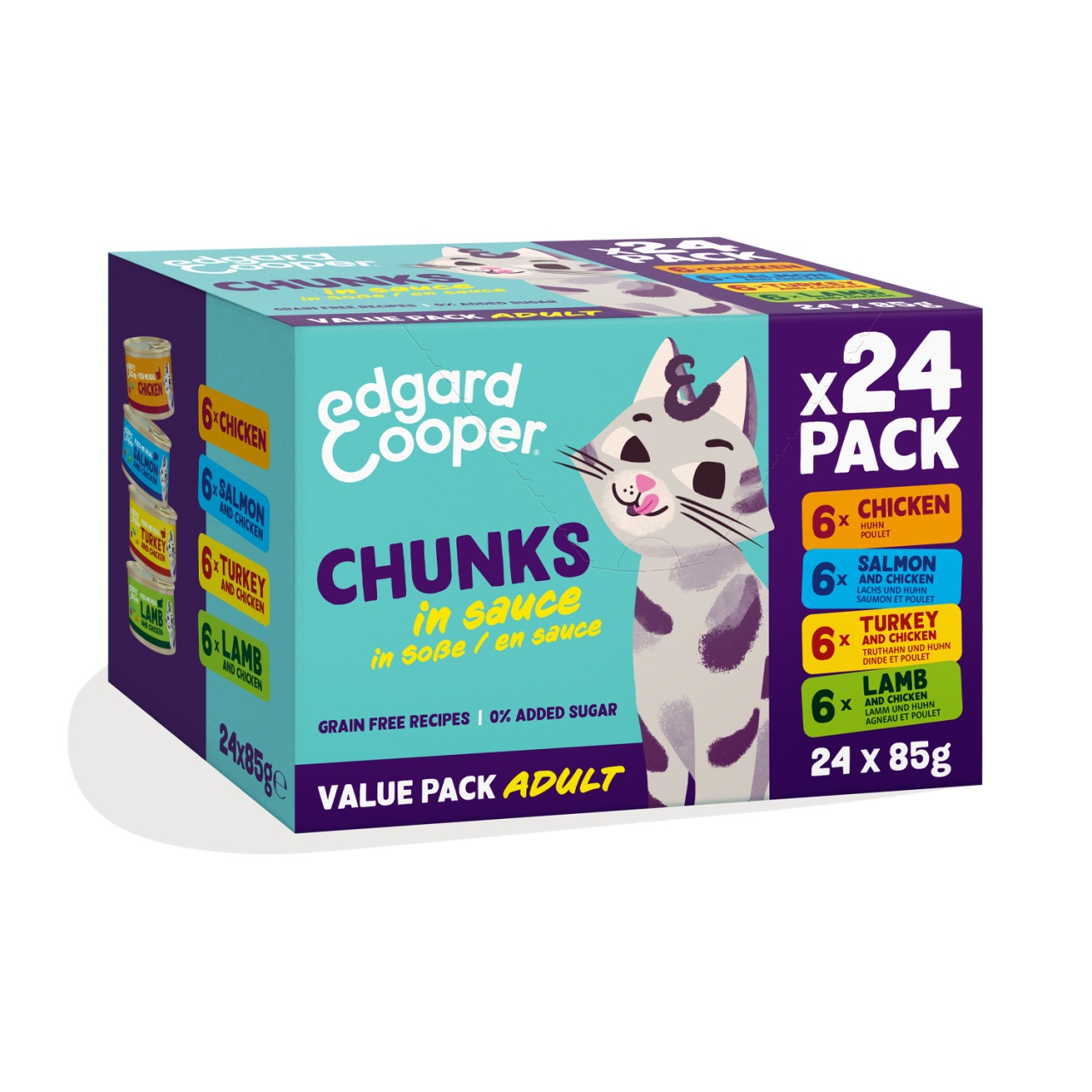 Edgard&Cooper 24x85g Multipack in Soße