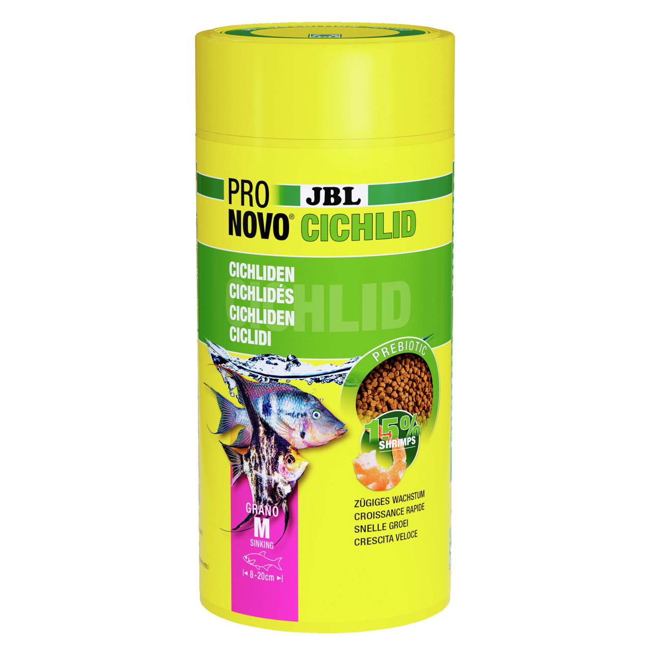 JBL Pronovo Cichlid Grano M 1000 Milliliter Fischfutter