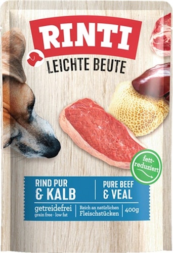 RINTI Leichte Beute 400g Frischebeutel Hundenassfutter