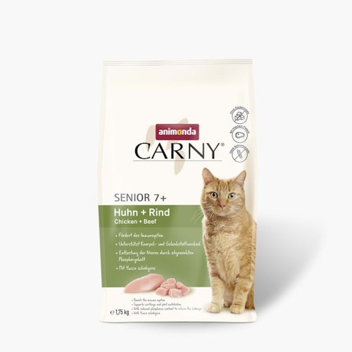 animonda Carny Senior 1,75kg Huhn & Rind Katzentrockenfutter