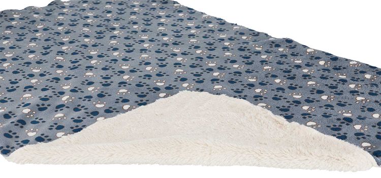 TRIXIE Decke Tammy, Softplüsch, 150 × 100 cm, blau/beige