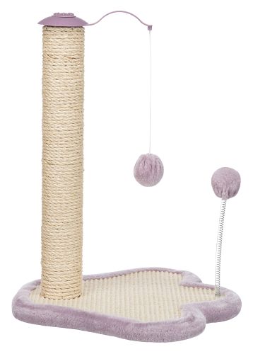 TRIXIE Kratzpfote mit Stamm, 50 cm, natur/flieder