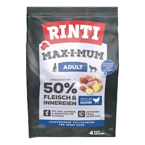 Rinti Max-i-mum 50% Adult 4kg Huhn