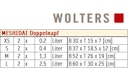 Vorschaubild WOLTERS Meshidai True Doppelnapf - Walnuss