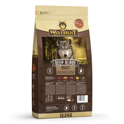 WOLFSBLUT Deep Glade Rothirsch und Wasserbüffel Hundetrockenfutter