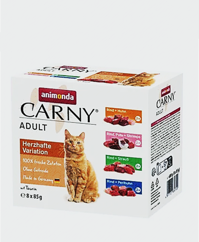 animonda 85g Multipack Adult Herzhafte Varia Carny 