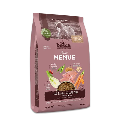 Bosch MENUE Junior Pute mit Hafer und Hirse 1kg 
