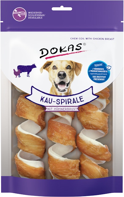 DOKAS Kau-Spirale 110 Gramm HundesnacksVorschaubild