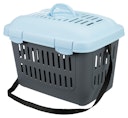 Vorschaubild TRIXIE Midi-Capri 44x33x32cm dunkelgrau/hellblau Transportbox