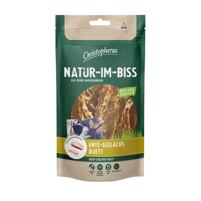 Christopherus 12 x 70g Natur-Im-Biss Ente-Seelachs