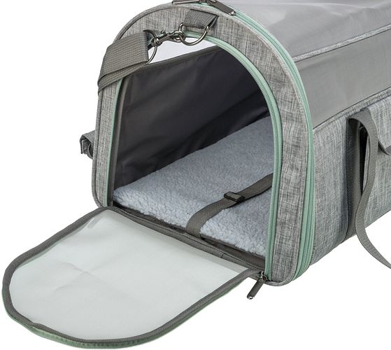 TRIXIE Tasche Dillon, 33 × 32 × 54 cm, grau/mint