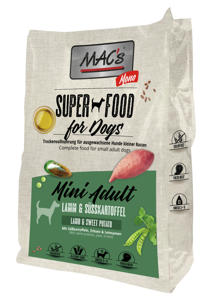 MAC's DOG Mono Mini Lamm Hundetrockenfutter