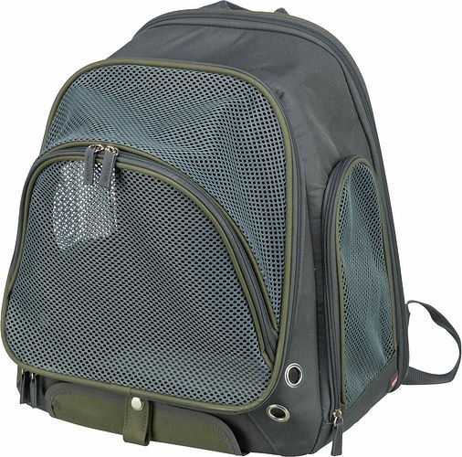 TRIXIE Rucksack Lyla, 34 × 22 × 42 cm, grau/blau