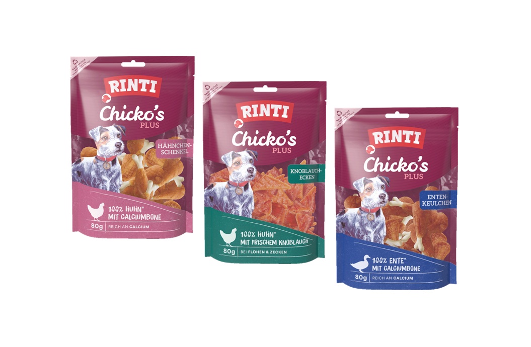 Rinti Snack-Mix 3 Chicko Plus 3x80g Hundesnack