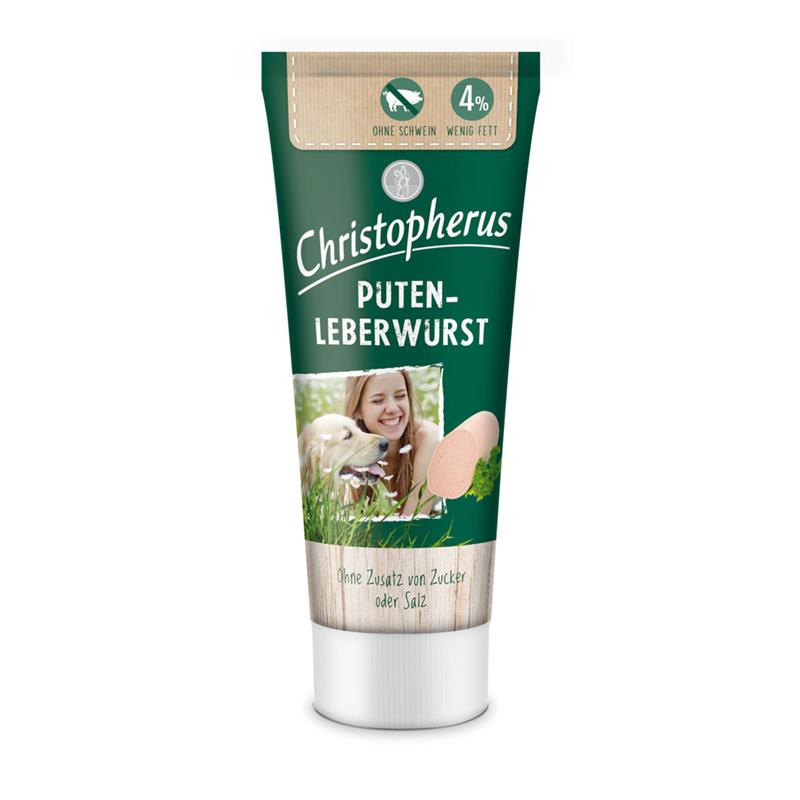 Christopherus 12 x 75g Putenleberwurst