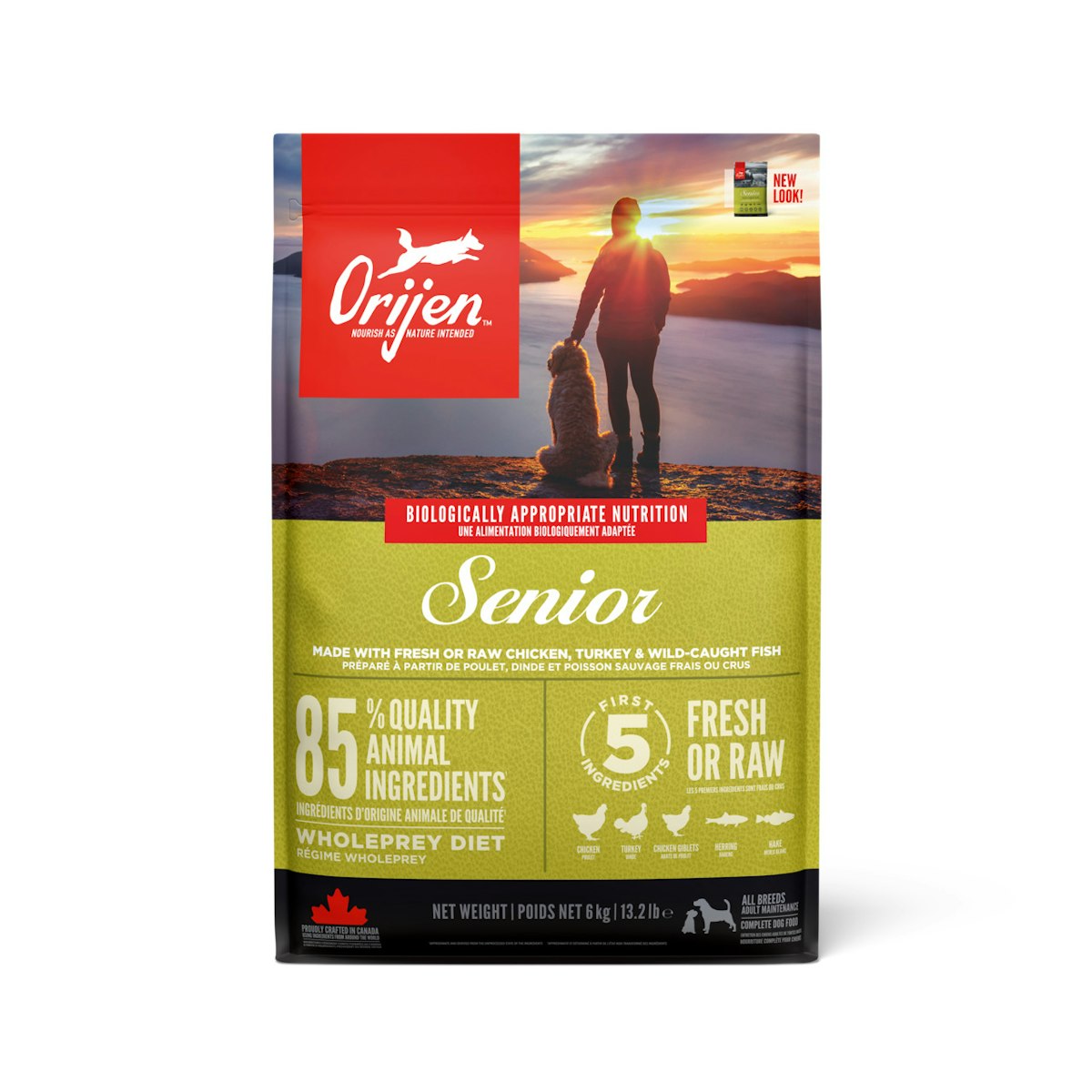 Orijen Senior Hundetrockenfutter 6 Kilogramm