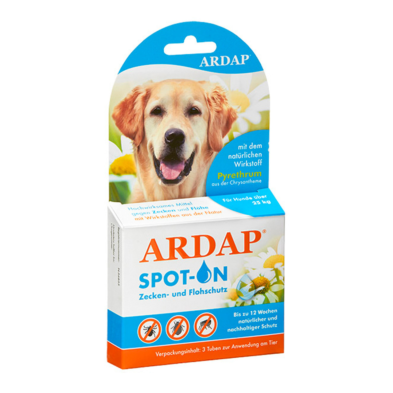 ARDAP Spot-on gegen Ungeziefer 3 x 4 ml für Hunde über 25 Kilogramm