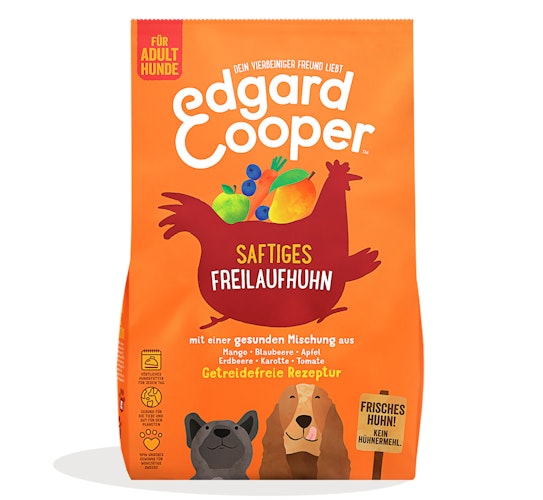 Edgard&Cooper Adult Freilaufhuhn getreidefrei Hundetrockenfutter