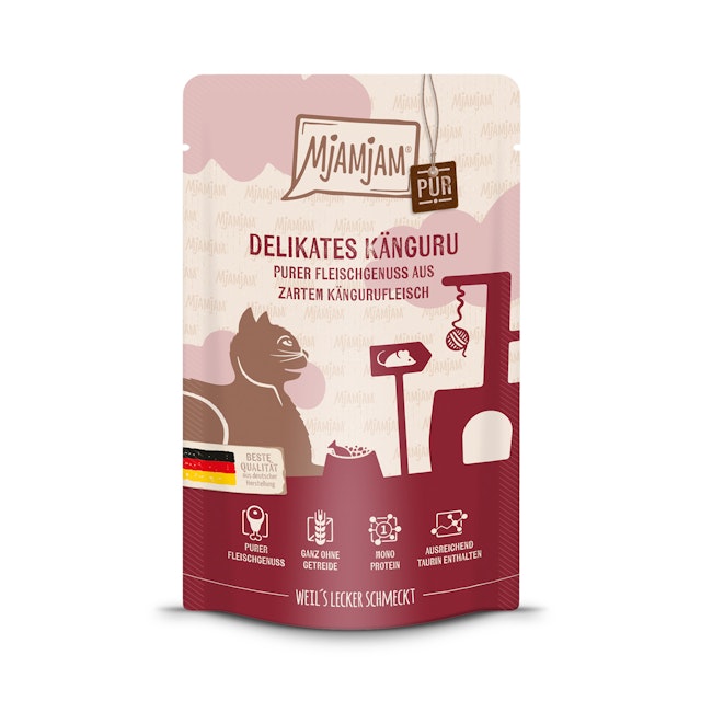MJAMJAM Quetschies PUR 125g Beutel KatzennassfutterVorschaubild