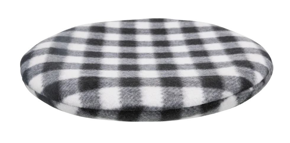 TRIXIE Wärmekissen für Mikrowelle, ø 26 cm, schwarz/weiß