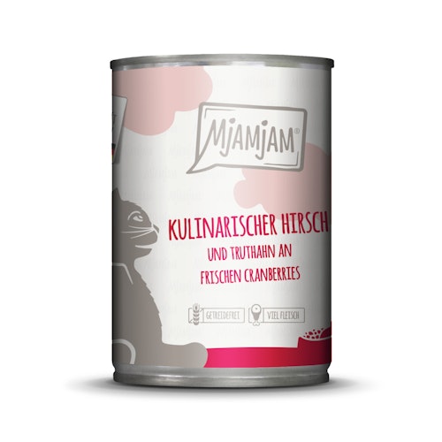 MJAMJAM Leckere Mahlzeit 400g Dose Katzennassfutter