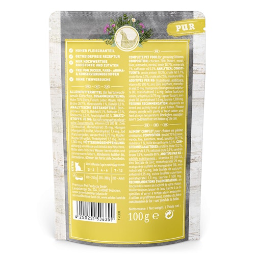 WILDES LAND Katze CLASSIC 90 / 100g