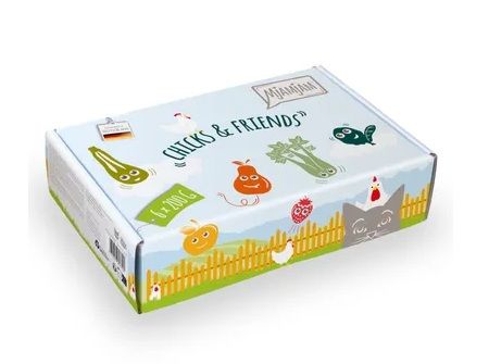 Mjamjam Chicks & Friends Box 6x200g MP Katzennassfutter
