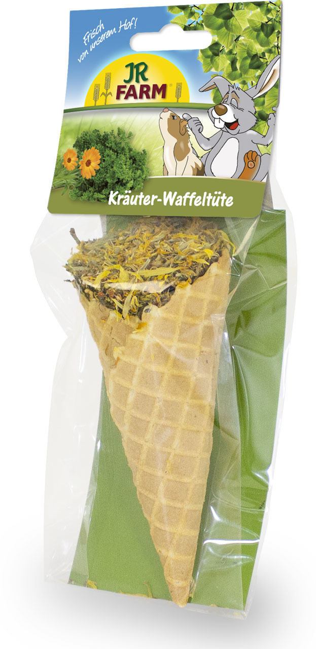 JR FARM Kräuter-Waffeltüte 60g Kleintiersnack