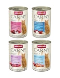 animonda Carny Adult 24 x 400g Mixpaket (Pute&Shrimps,Rind&Kabeljau,Pute&Lamm,Huhn&Lachs) KatzennassfutterZubehörbild