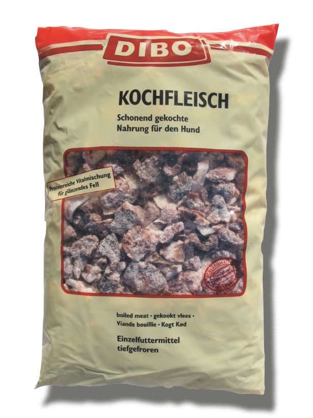 DIBO Kochfleisch Spezialfutter / Frostfutter für Hunde