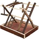 Vorschaubild TRIXIE Spielplatz, Rindenholz, 35 × 27 × 30 cm