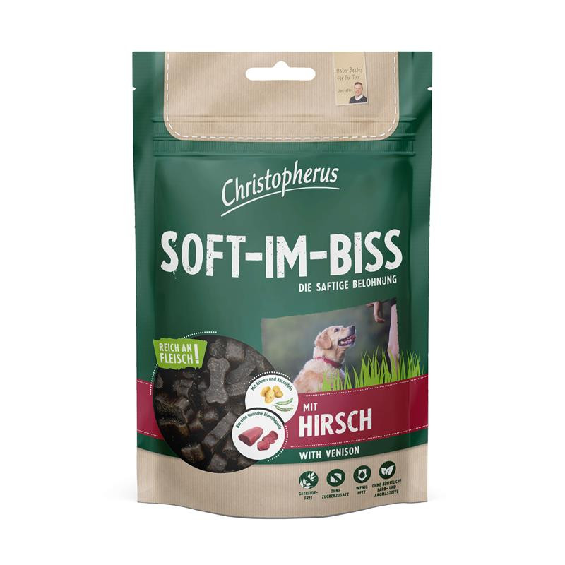 Christopherus 12 x 125g Soft-Im-Biss Hirsch