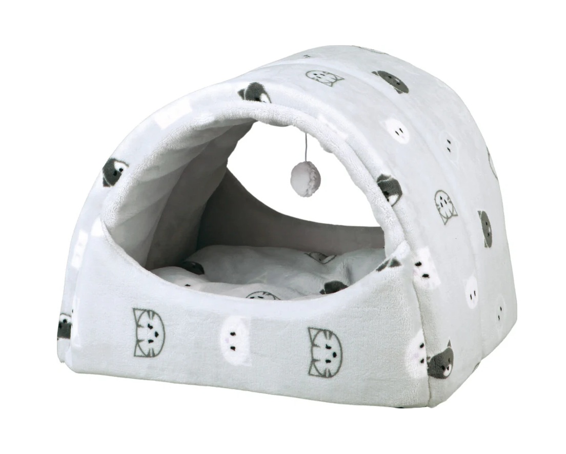 TRIXIE Höhle Mimi, 42 × 35 × 35 cm, grau