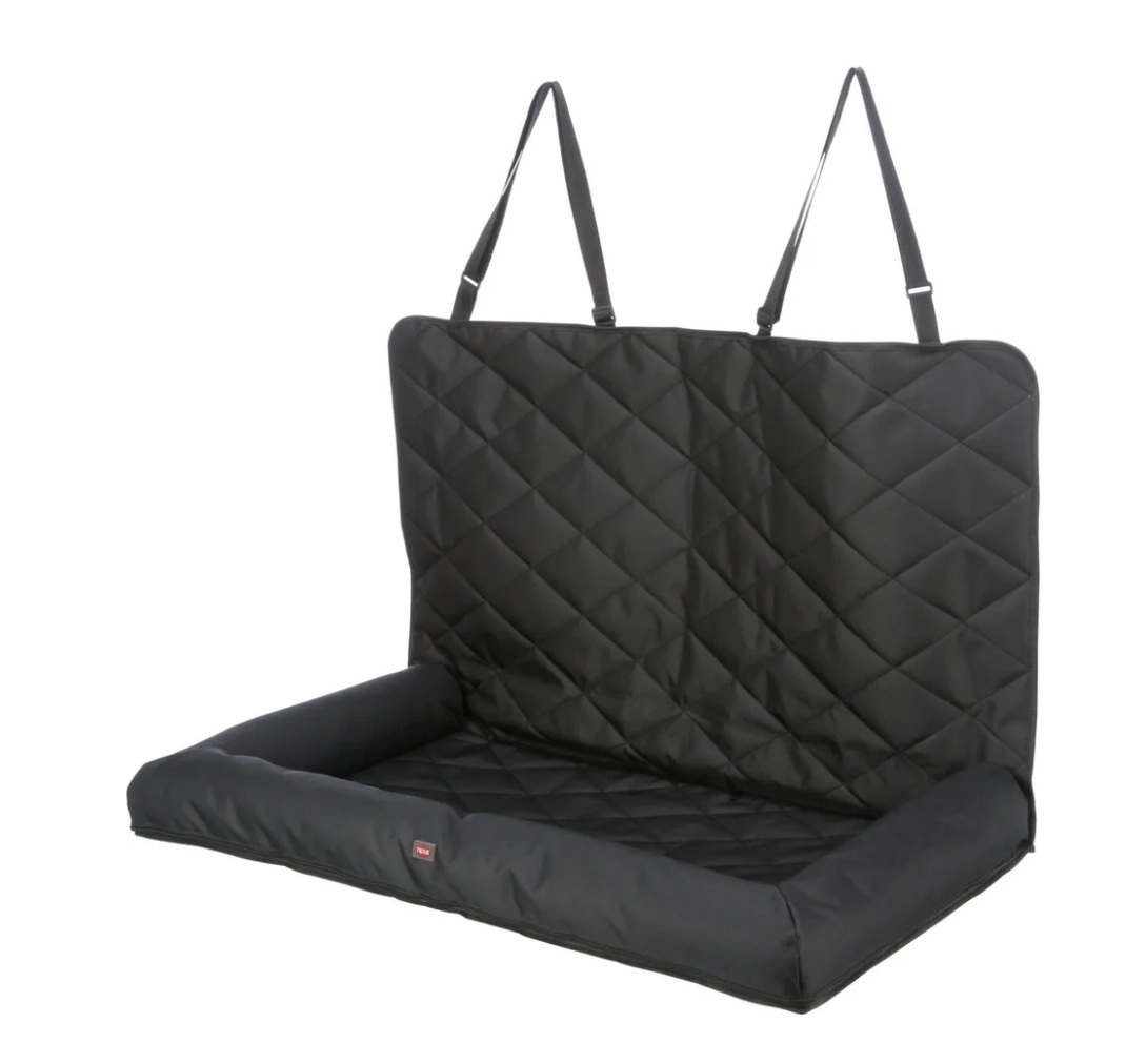 TRIXIE Autositz-Auflage, doppelt, 95 × 10 × 50 cm, schwarz