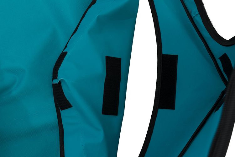 TRIXIE Freilauf mit Netz/Boden, Meerschwein., Polyester, ø 130 × 55 cm, türkis/hellgrau