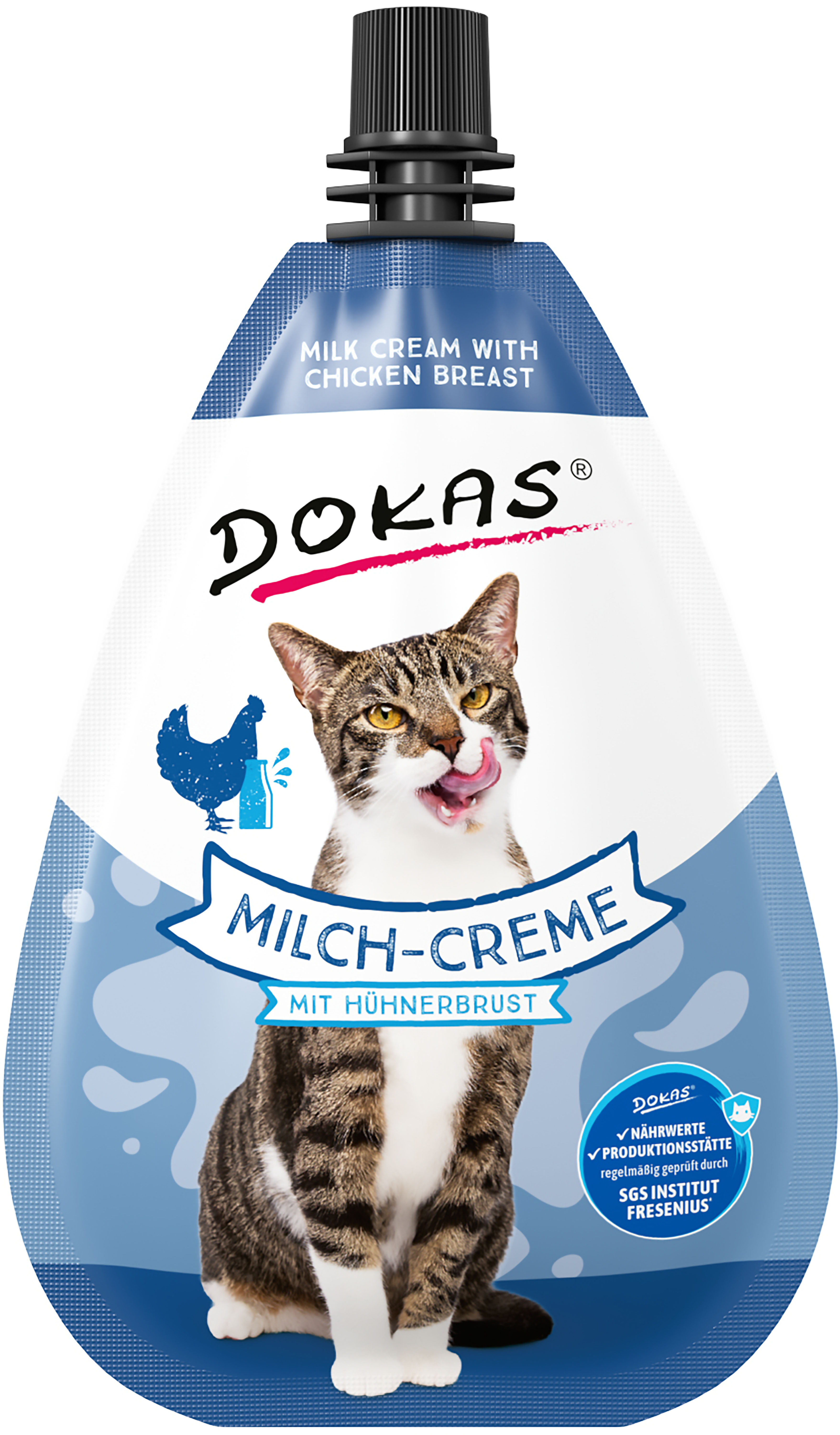 Dokas Katze Milch-Creme Katzensnack
