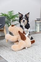 TRIXIE Ankuschelhund Benny, Plüsch, 75 cm, beige/braun