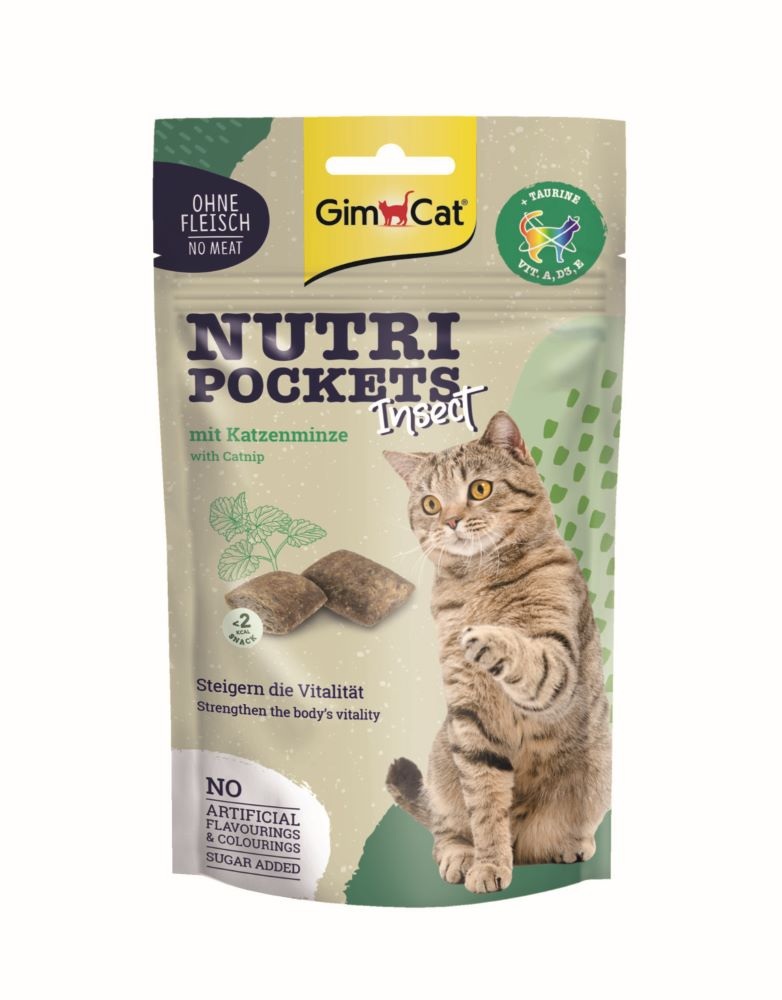GimCat Nutri Pockets Insect+Ka.Mi