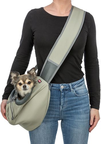 TRIXIE Fronttasche Sling, 50 × 25 × 18 cm, hellgrün