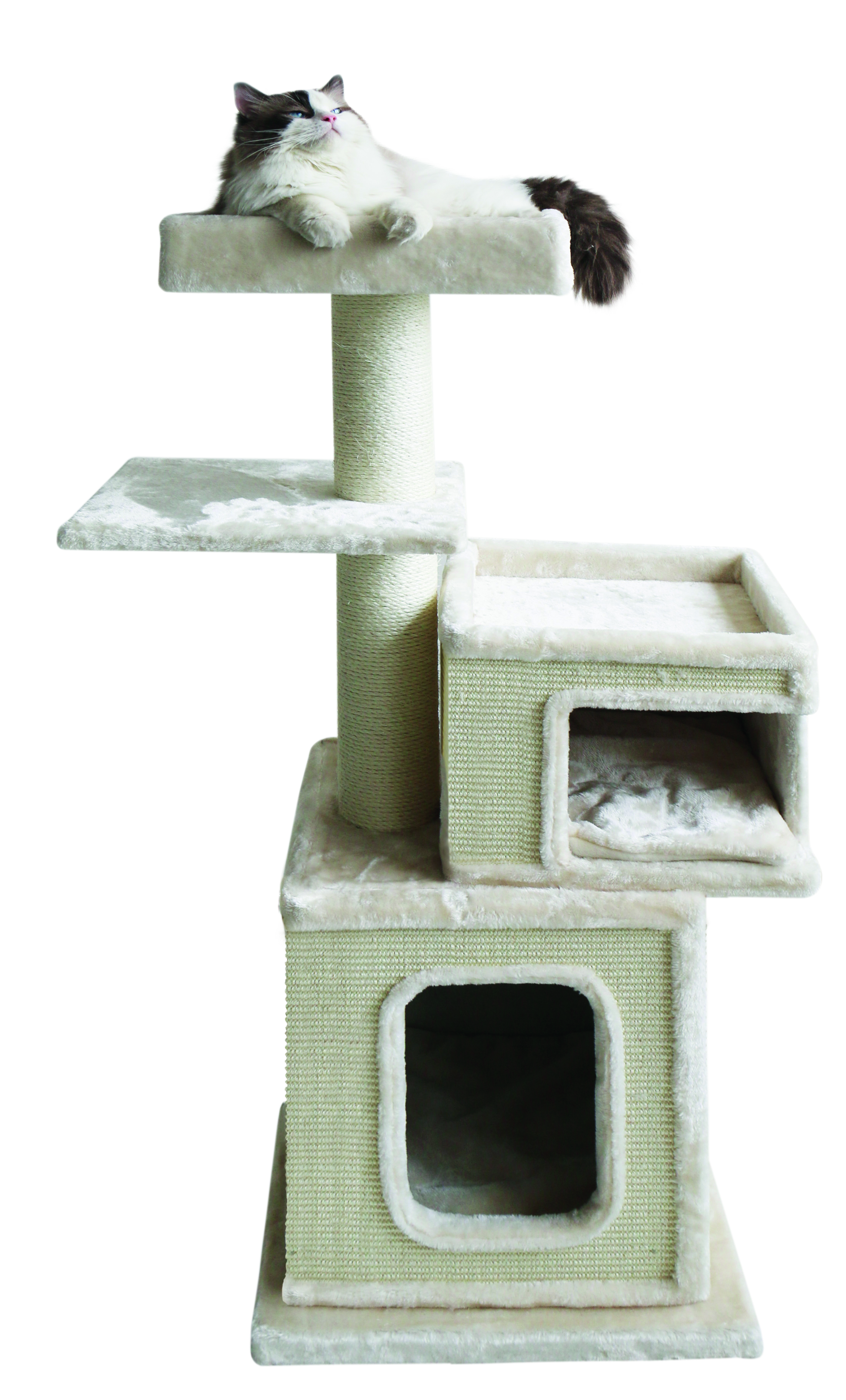 NOBBY Kratzbaum "DADOS" cream 48 x 48 x 139 cm