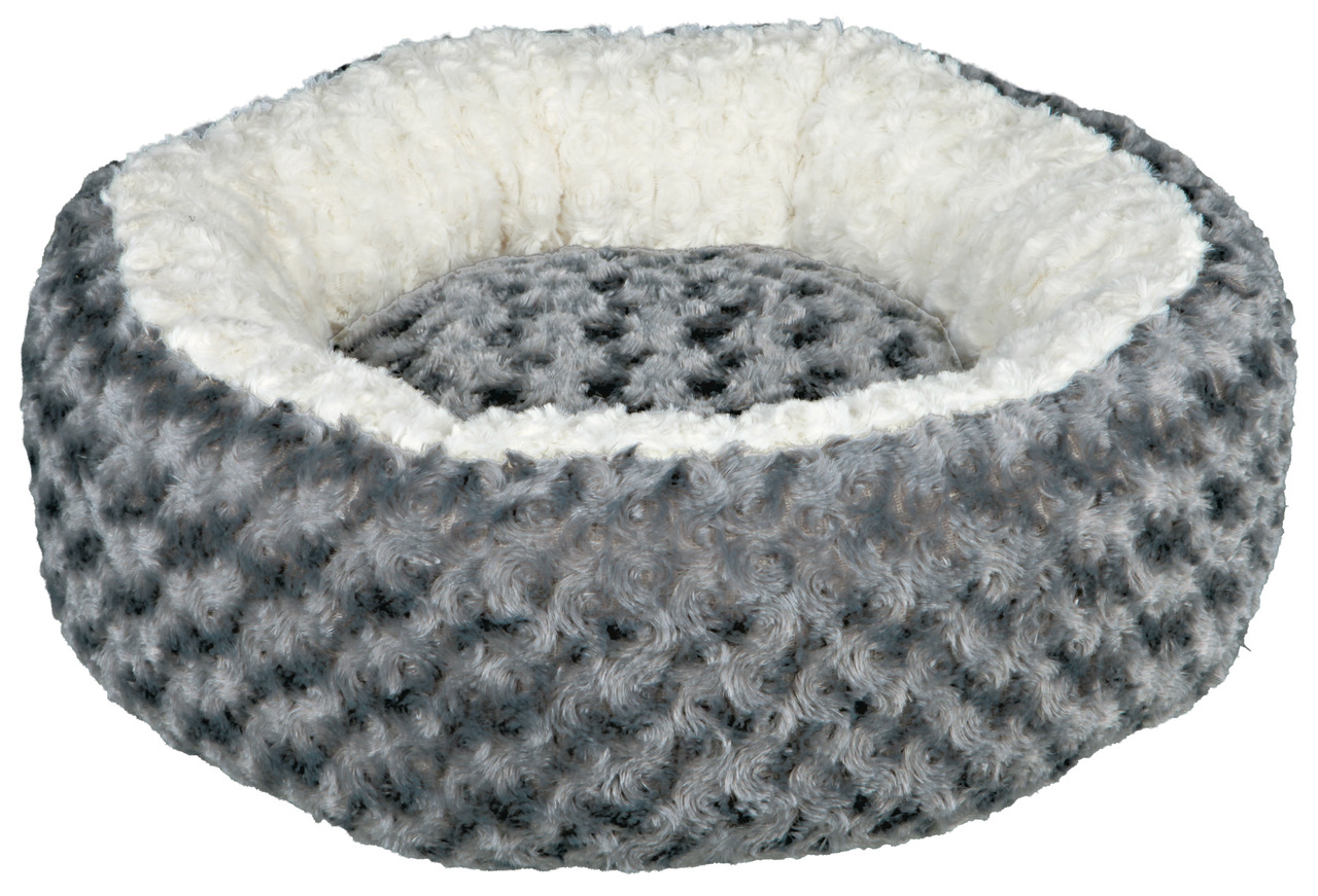 TRIXIE Kuscheldonut Kaline Ø 50 Centimeter grau/creme Hundeliegeplatz